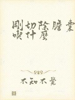 刚切除胆囊后能吃什么