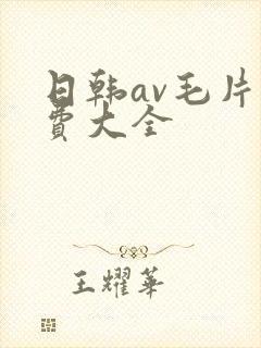 日韩av毛片免费大全