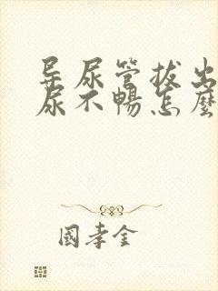 导尿管拔出后排尿不畅怎么办