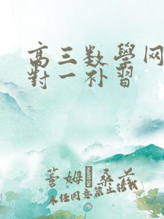 高三数学网上一对一补习