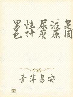 男性尿液是红褐色什么原因引起的