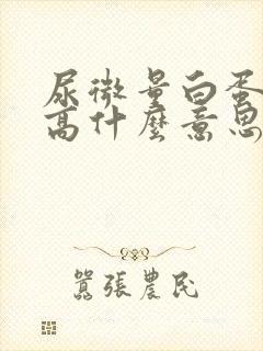 尿微量白蛋白升高什么意思