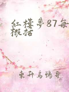 红楼梦87每集概括