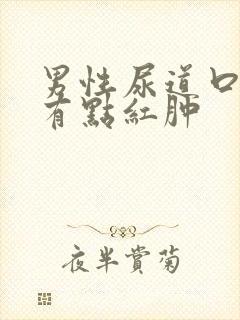 男性尿道口右边有点红肿