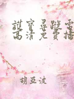 护宝寻踪电视剧高清免费播放