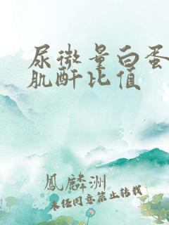 尿微量白蛋白比肌酐比值