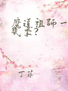 魔道祖师一共有几季?