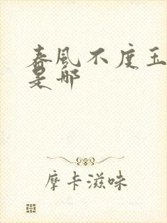 春风不度玉门关是哪