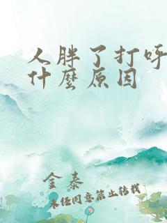 人胖了打呼噜是什么原因