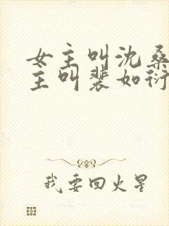 女主叫沈桑宁男主叫裴如衍的小说