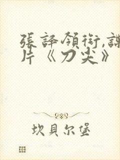 张译领衔,谍战片《刀尖》