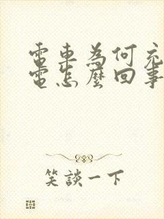 电车为何充不上电怎么回事