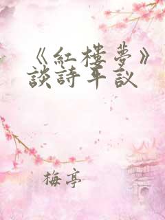 《红楼梦》黛玉谈诗平议