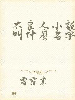 不良人小说原著叫什么名字