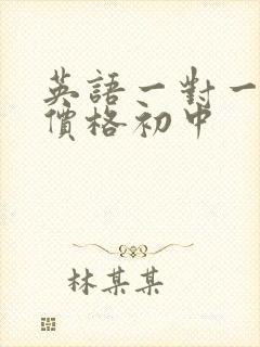 英语一对一补课价格初中