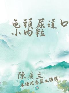 龟头尿道口下有小肉粒