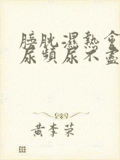 膀胱湿热会引起尿频尿不尽吗