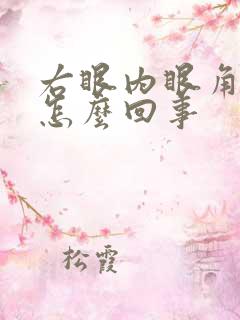 右眼内眼角疼是怎么回事