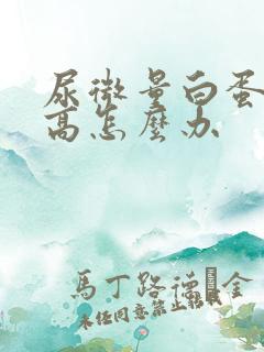 尿微量白蛋白增高怎么办