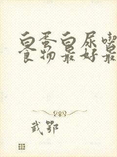 白蛋白尿吃什么食物最好最好