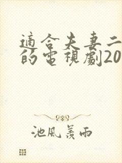 适合夫妻二人看的电视剧2020