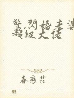 惊,闪婚老婆是超级大佬