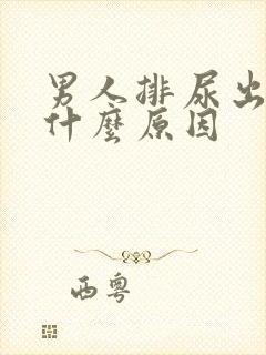 男人排尿出血是什么原因