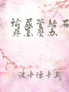 输尿管结石有点疼怎么办