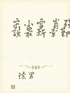 宋小雪 肖强小说最新章节阅读全文