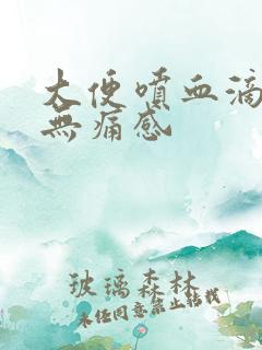 大便喷血滴出血无痛感