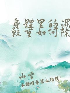 身体里的湿气比较重如何除湿气