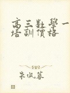 高三数学一对一培训价格