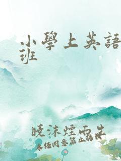 小学上英语补习班