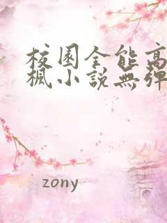 校园全能高手季枫小说无弹窗