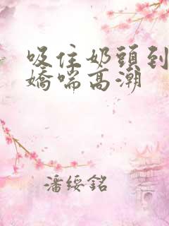 吸住奶头到呻吟娇喘高潮