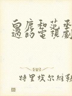 白鹿和范丞丞演过的电视剧