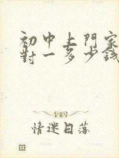 初中上门家教一对一多少钱