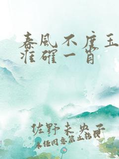 春风不度玉门关准确一肖