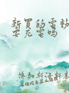 新买的电动车需要充电吗