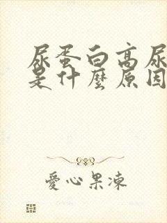 尿蛋白高尿隐血是什么原因造成的