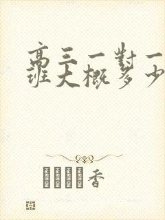 高三一对一冲刺班大概多少钱