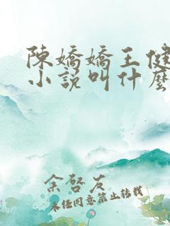 陈娇娇王健强的小说叫什么