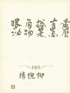 眼角总有黄色分泌物是怎么回事