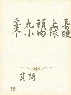 睾丸头上长了一个小肉球硬硬的