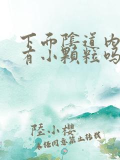 下面阴道内壁会有小颗粒吗