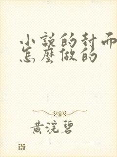 小说的封面都是怎么做的