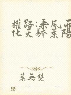 权路:乘风而起化天骄叶阳最新章节在线阅