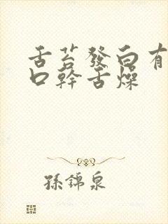 舌苔发白有齿痕口干舌燥