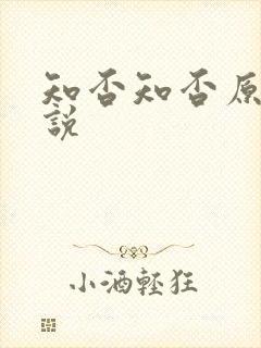 知否知否原著小说