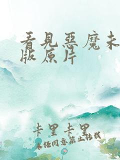 看见恶魔未删减版原片